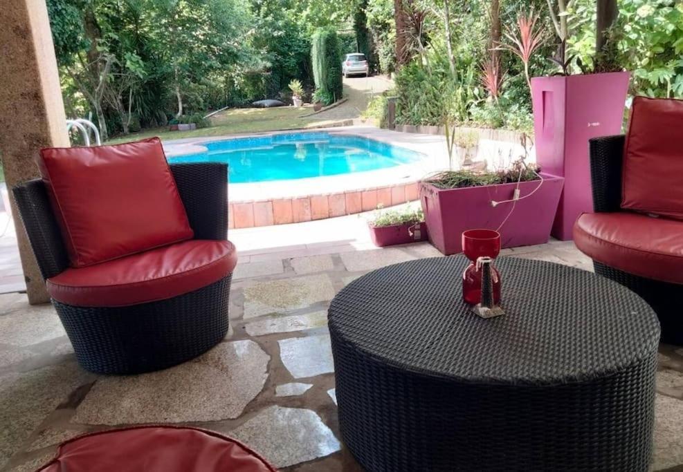 Pool House Au Coeur Du Geres A Rio Caldo Villa Exterior foto