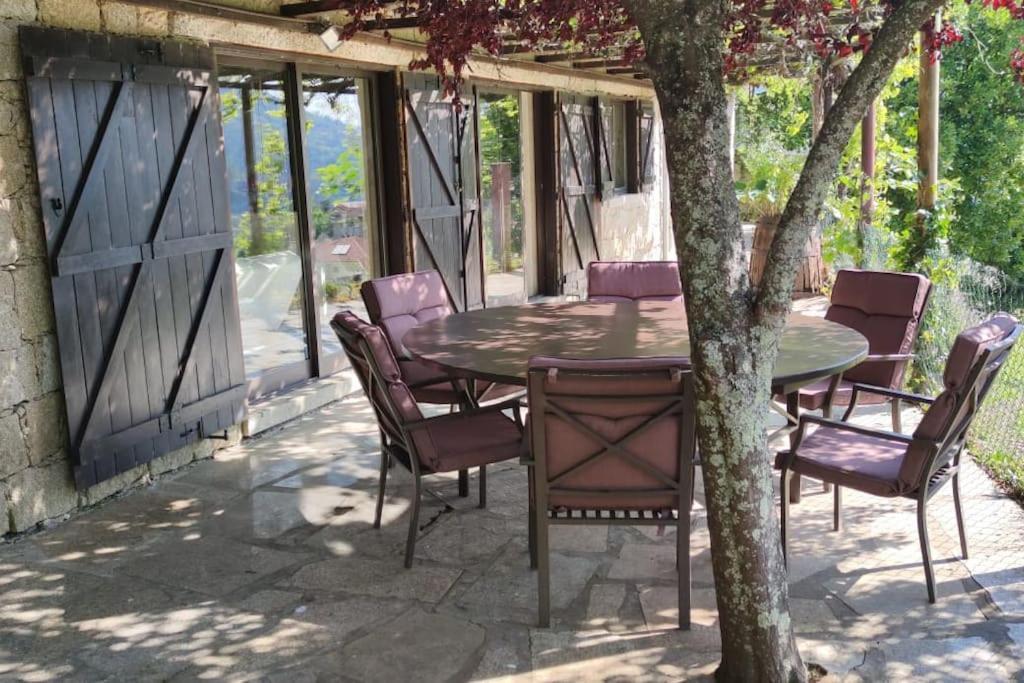 Pool House Au Coeur Du Geres A Rio Caldo Villa Exterior foto